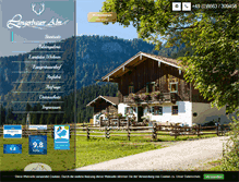 Tablet Screenshot of langerbauer-alm.de